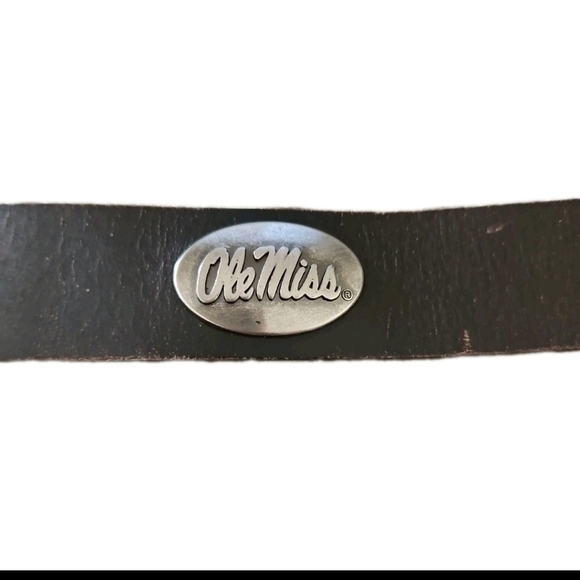 Zep Pro Adult Brown Ole Miss Leather Belt 32 - Picture 7 of 11